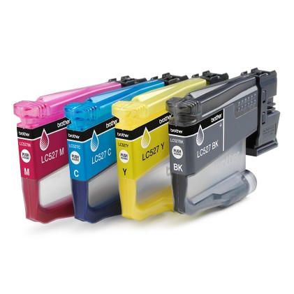 Originale Brother LC527VAL Pack de 4 Cartuchos de Tinta Original (BK/C/M/Y) - LC527VAL