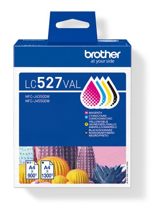 ORIGINALE Brother Multipack nero / ciano / magenta / giallo LC527VAL LC527VAL 4000 pagine
