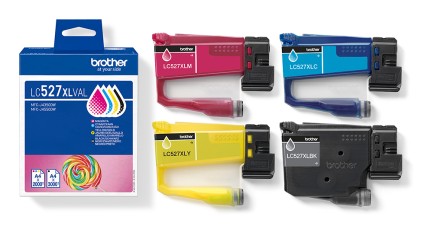 ORIGINALE Brother Multipack nero / ciano / magenta / giallo LC527XLVAL LC527XLVAL 9000 pagine