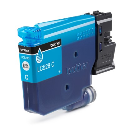 ORIGINALE Brother Cartuccia d'inchiostro ciano LC528C LC-528C 5000 pagine Cartuccia d'inchiostro ciano ad altissima capacitа Brother LC528C - confezione singola. Stampa fino a 5.000 pagine.