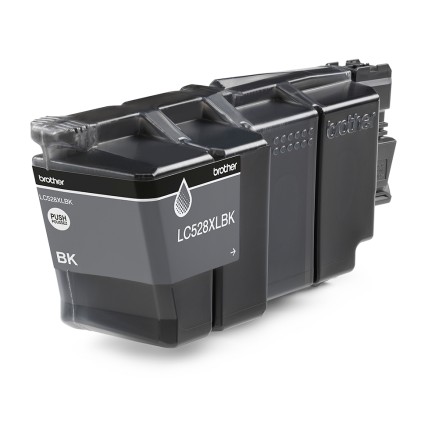 ORIGINALE Brother Cartuccia d'inchiostro nero LC528XLBK LC-528XLBK 12000 pagine Cartuccia d'inchiostro nero ad altissima capacitа Brother LC528XLBK - confezione singola. Stampa fino a 12.000 pagine.