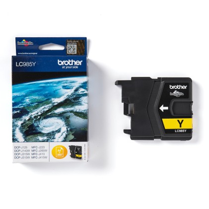 ORIGINALE Brother Cartuccia d'inchiostro giallo LC985Y LC-985 260 pagine