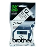 BROTHER MK231BZ tape cassette 12mmx8m black on white none laminate for P-touch 60 65 75 80 85 110