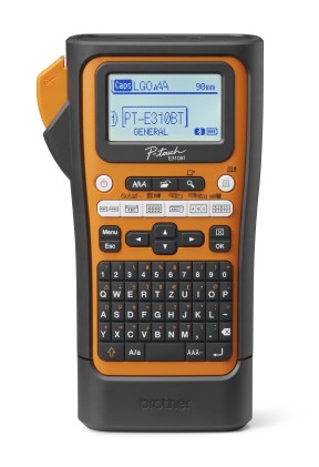 Brother PT-E310BTVP stampante per etichette (CD) Trasferimento termico 180 x 180 DPI 20 mm/s Con cavo e senza cavo HSE/TZe Bluetooth QWERTY