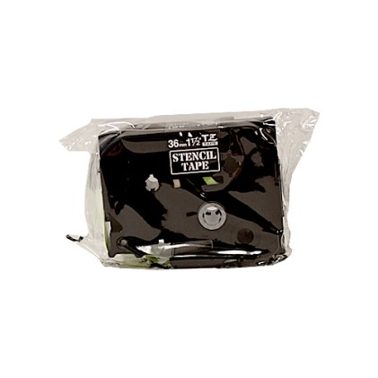 ORIGINALE Brother Nastro Bianco su trasparente STe-161 ST-161 36 mm x 3 m, non laminato, nastro con stampino