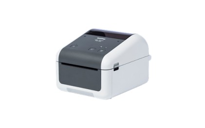Brother TD4210D Stampante termica professionale USB per etichette e biglietti, porta seriale - Risoluzione 203 dpi - Velocità fino a 127 mm/sec