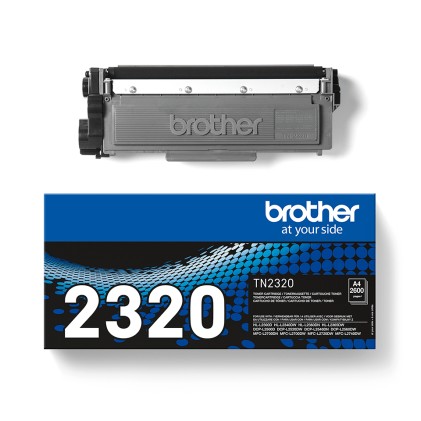ORIGINALE Brother toner nero TN-2320 2320 2600 pagine