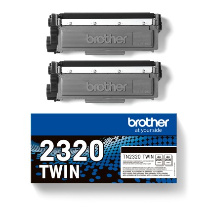 ORIGINALE Brother Multipack nero TN-2320 TWIN 2600 pagine 2600 pagine