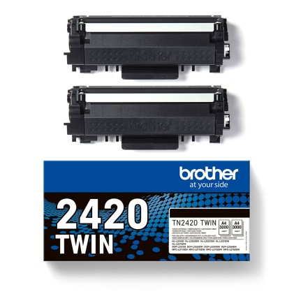 ORIGINALE Brother Multipack nero TN-2420 TWIN 3000 pagine