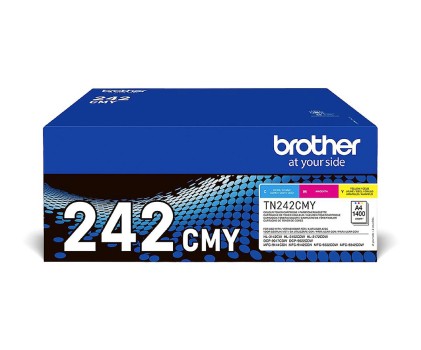 ORIGINALE Brother Multipack ciano / magenta / giallo TN-242CMY 4200 pagine
