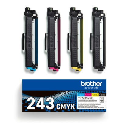 ORIGINALE Brother Multipack nero / ciano / magenta / giallo TN-243CMYK