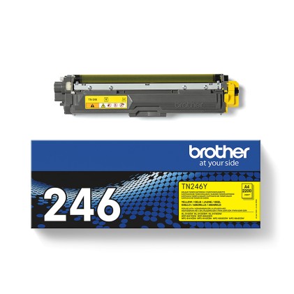ORIGINALE Brother toner giallo TN-246Y 246 2200 pagine