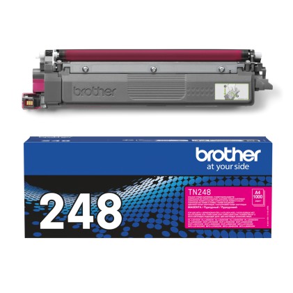 ORIGINALE Brother toner magenta TN-248M 248 1000 pagine