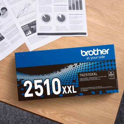 ORIGINALE Brother toner nero TN-2510XL 2510XL 3000 pagine