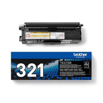 ORIGINALE Brother toner nero TN-321BK 321 2500 pagine