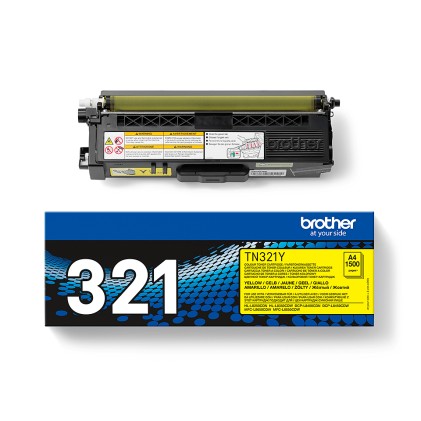 ORIGINALE Brother toner giallo TN-321Y 321 1500 pagine