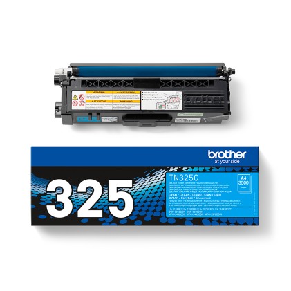 ORIGINALE Brother toner ciano TN-325C 352 3500 pagine