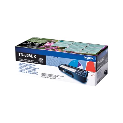 ORIGINALE Brother toner nero TN-328BK 328 6000 pagine