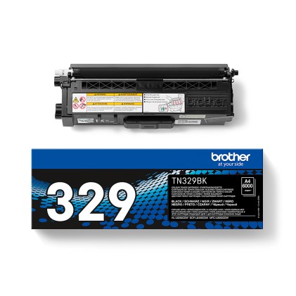 ORIGINALE Brother toner nero TN-329BK 329 6000 pagine