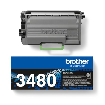 ORIGINALE Brother toner nero TN-3480 3480 8000 pagine