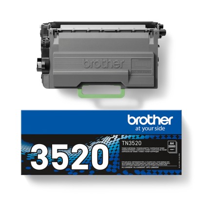 ORIGINALE Brother toner nero TN-3520 3520 20000 pagine