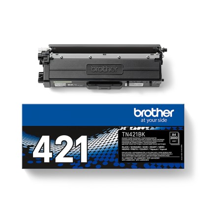 ORIGINALE Brother toner nero TN-421BK 421 3000 pagine