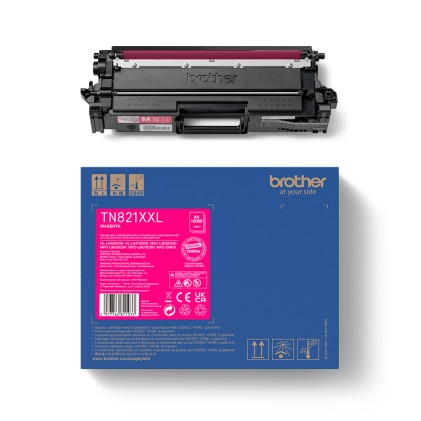 ORIGINALE Brother toner magenta TN-821XXLM 821XXL 12000 pagine