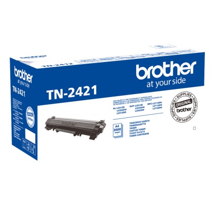 BROTHER TN2421 Toner Brother TN2421 black 3000 pgs DCP-L2512D / DCP-L2532DW / MFC-L2752DW