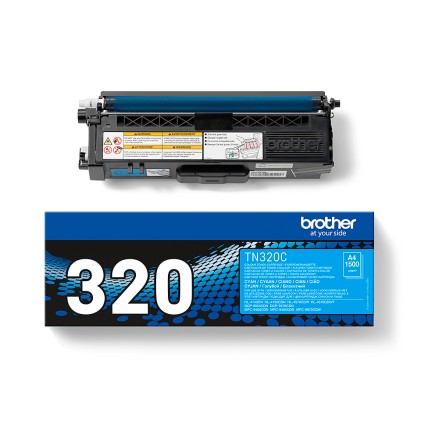 Brother TN-320C cartuccia toner 1 pz Originale Ciano