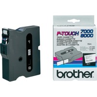 BROTHER P-Touch TX-241 black on white 18mm