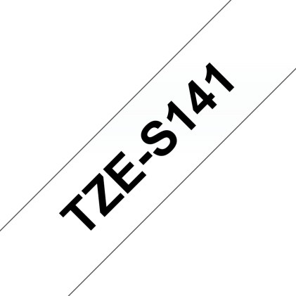 ORIGINALE Brother Nastro Nero su trasparente TZe-S141 TZ-S141 18 mm x 8 m, laminato