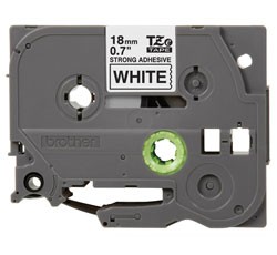 ORIGINALE Brother Nastro Nero su bianco TZe-S241 TZ-S241 18 mm x 8 m, laminato