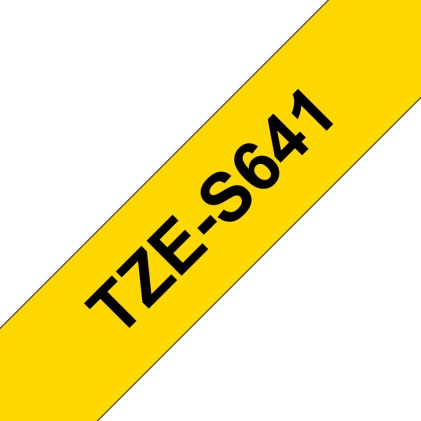 ORIGINALE Brother Nastro Nero su giallo TZe-S641 TZ-S641 18 mm x 8 m, laminato