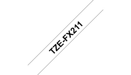Brother TZe-FX211 nastro per etichettatrice Nero su bianco