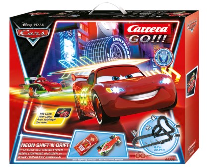 Pista auto Carrera GO!!! Disney/Pixar Neon Shift  n drift   62332
