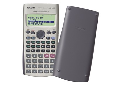 Casio FC-100V calcolatrice Tasca Calcolatrice finanziaria Grigio