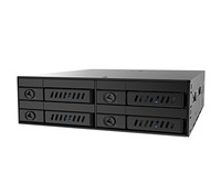 CHIEFTEC 1x5.25in bay for 4x2.5in S-ATA HDD Hot-Swap Metal