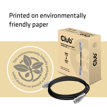 Club3D Cavo Hdmi 2.0 Maschio To Hdmi 2.0 Maschio High Speed 4K Uhd 1M