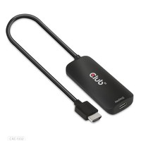 Club3D Hdmi 2.0 To Usb C 4K 60Hz Adapter With Usb Extra Power Cable M/F