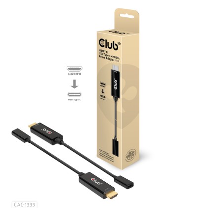 Club3D Adattatore Hdmi 2.0 To Usb C 4K 60Hz M/F