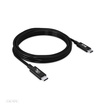 Club3D Usb4 Gen2X2 Type-C Bi-Directional Cable 4K60Hz,Data 20Gbps, Pd 240W(48V/5A) Epr M/M 2M/6.56Ft