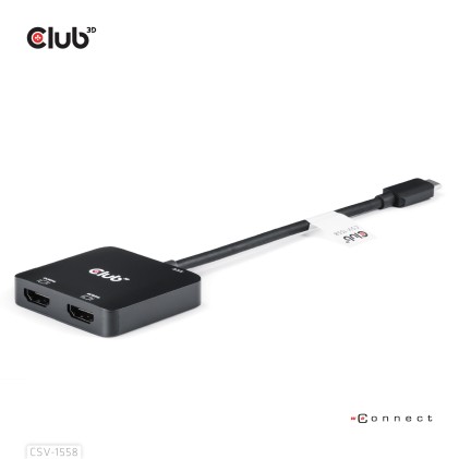 Club3D Mst Hub Type C A Dual Hdmi 4K60Hz M/F + Pd3.0 100 Watt