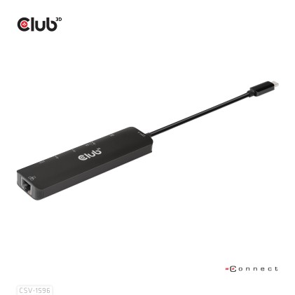 Club 3D Hub Usb Gen1 Type-C, 6-In-1  Hdmi 8K30Hz-4K120Hz, 2Xusb Type-A, Rj45  2Xusb Type-C, Data E P