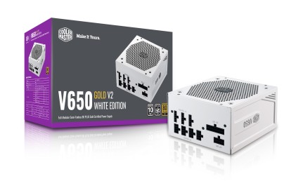 Cooler Master V650 Gold-V2 White Edition alimentatore per computer 650 W 24-pin ATX ATX Bianco