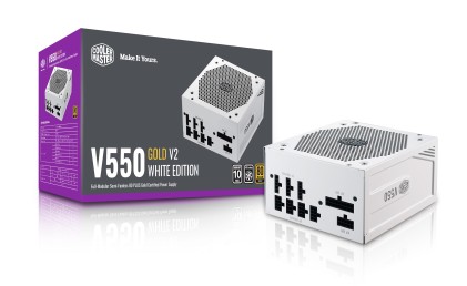 Cooler Master V550 Gold-V2 White Edition alimentatore per computer 550 W 24-pin ATX ATX Bianco