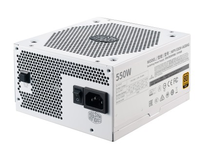Cooler Master V550 Gold-V2 White Edition alimentatore per computer 550 W 24-pin ATX ATX Bianco
