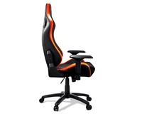 Cougar Armor S Gaming Chair In Pelle Pvc, Pattern A Forma Di Diamante, Schienale E Braccioli Regolabili, Supporto Lombare, Base In Acciaio, Fino A 120Kg, Nero
