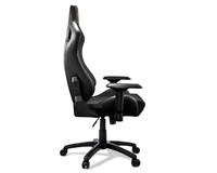 Cougar Armor S Royal Gaming Chair In Pelle Pvc, Pattern A Forma Di Diamante, Schienale E Braccioli Regolabili, Supporto Lombare, Base In Acciaio, Fino A 120Kg, Nero
