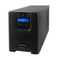 CYBERPOWER PR1000ELCD Line-Interactive 1000VA/900W Sinewave AVR LCD Output IEC RS232 USB HID EPO SNMP EnergyStar