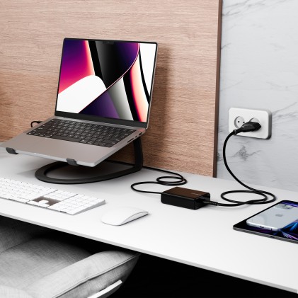 Alimentatore Powermax 100Wusb-C Gan Alim.Nb Comp. Macbook Pro/Air Gan